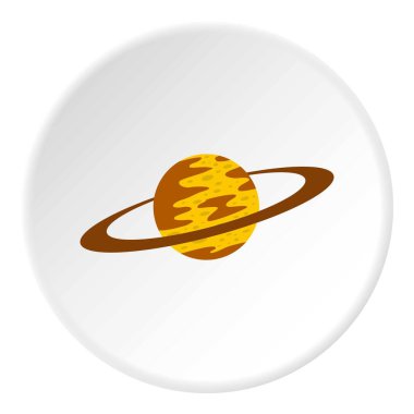 Satürn simgesini daire