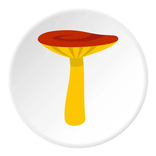 Círculo de ícone de cogumelo —  Vetores de Stock