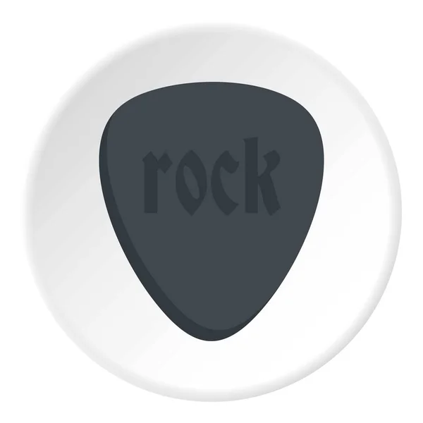Cercle icône pierre de roche — Image vectorielle