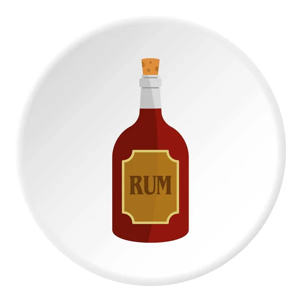 Rum ikona koło — Wektor stockowy