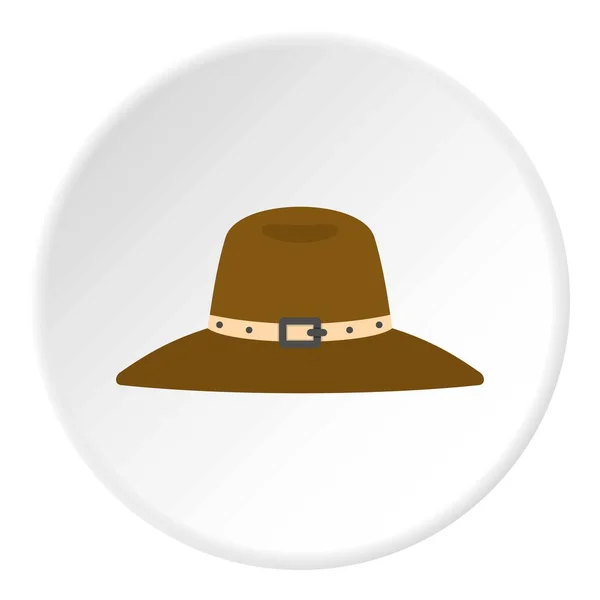 Cappello icona cerchio — Vettoriale Stock