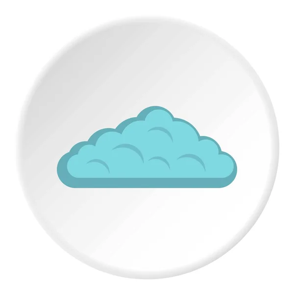 Círculo de ícone de nuvem molhada — Vetor de Stock