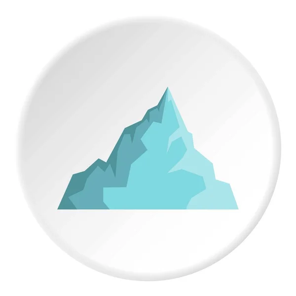 Iceberg icono círculo — Archivo Imágenes Vectoriales