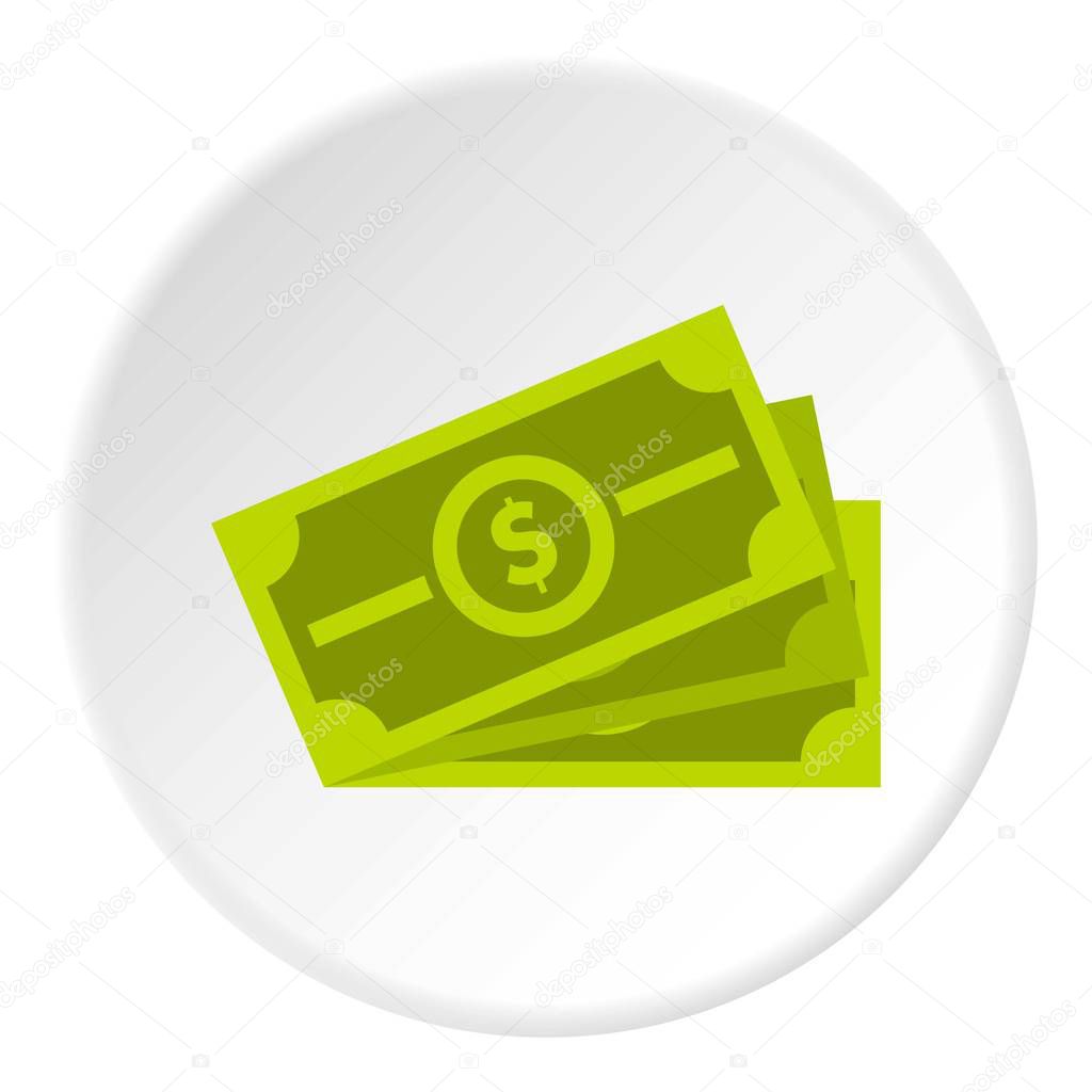 Cash icon circle