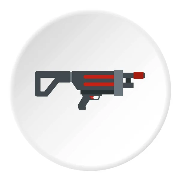 Gioco pistola icona cerchio — Vettoriale Stock