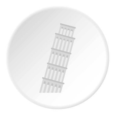 Pisa Kulesi simgesini daire