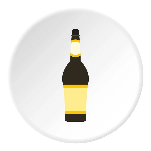 Círculo ícone garrafa design — Vetor de Stock