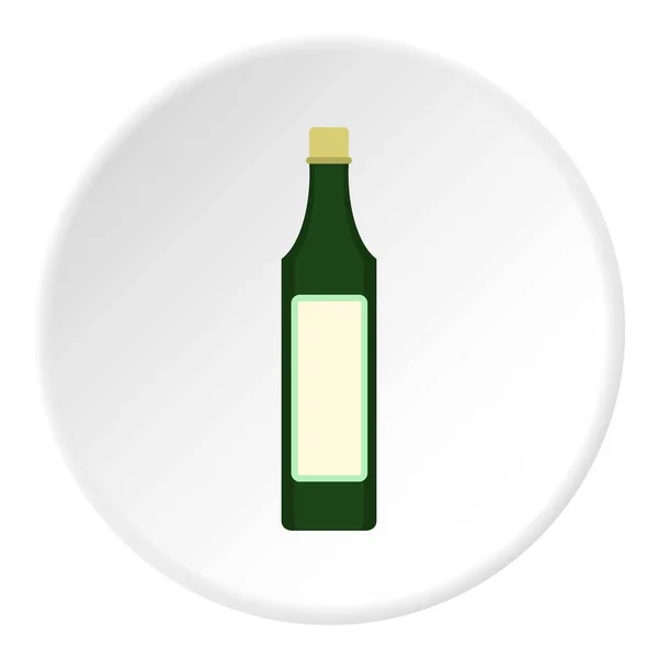 Ocet butelka ikona koło — Wektor stockowy