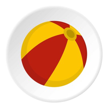 Renkli çocuk topu simgesini daire