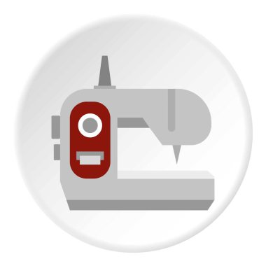 Dikiş makinesi simgesini daire