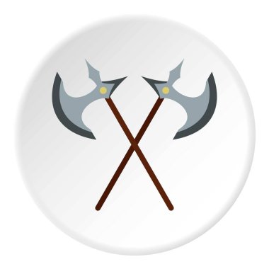 Ortaçağ savaş balta simgesi daire