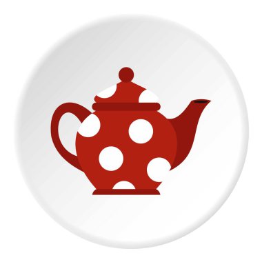 Su ısıtıcısı simgesini daire