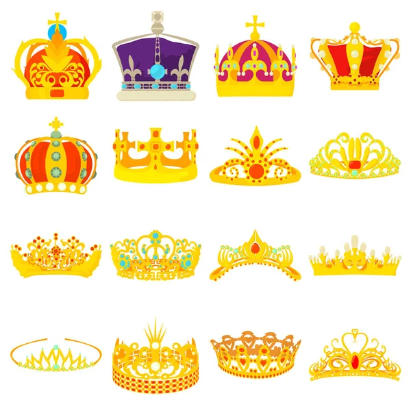 Королевская корона, карикатурный стиль — стоковый вектор