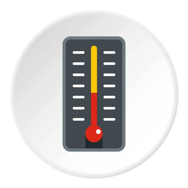 Raumthermometer Symbolkreis — Stockvektor