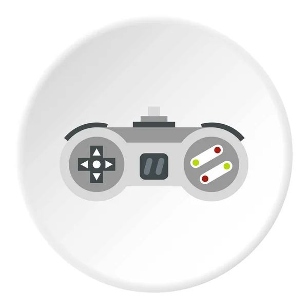 Cercle icône Joystick — Image vectorielle