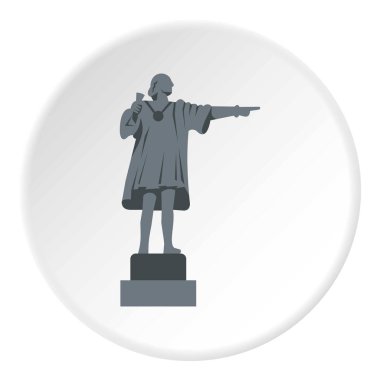 Christopher Columbus heykel simgesini daire