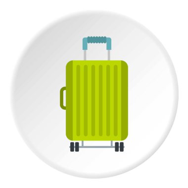 Bavul tekerlekleri simgesini daire