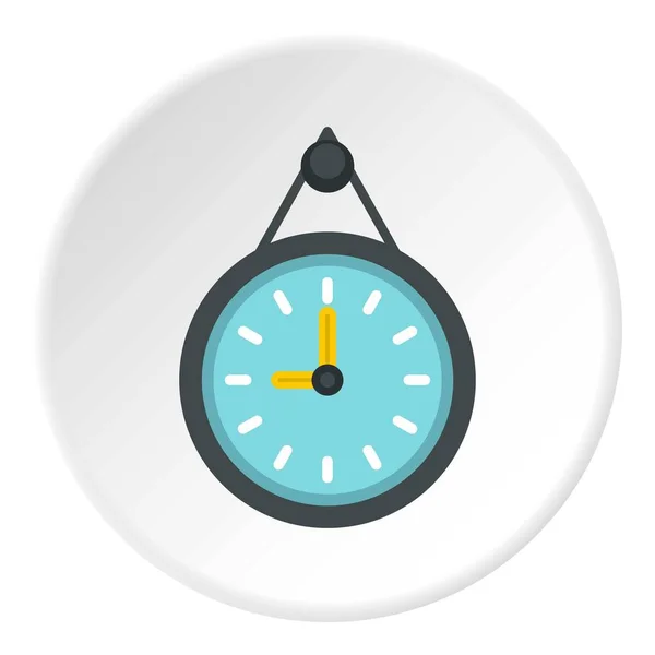 Ścienny zegar ikonę koło — Wektor stockowy