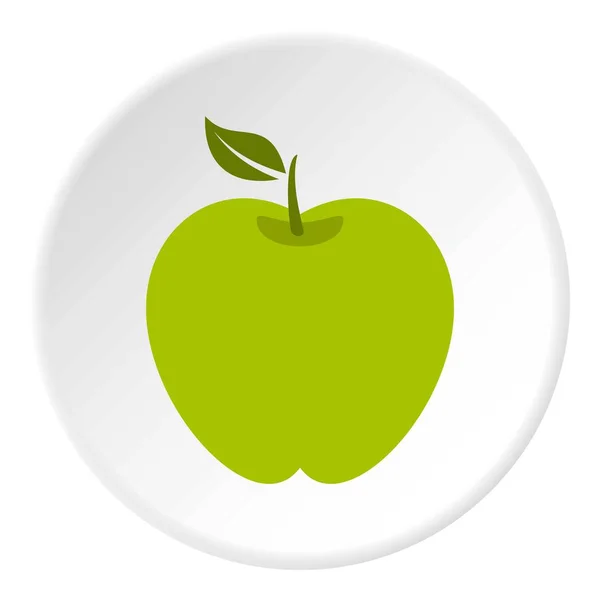 Коло піктограм зеленого яблука — стоковий вектор