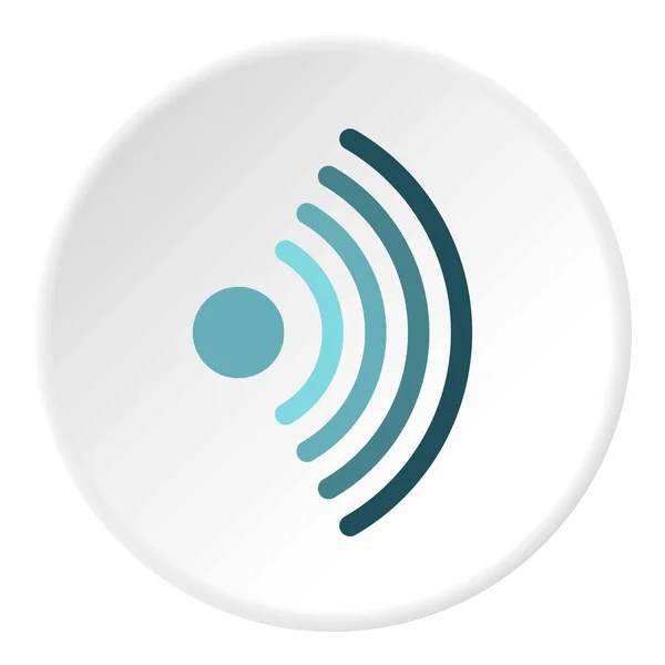 Distributie van Wi-fi icoon cirkel — Stockvector