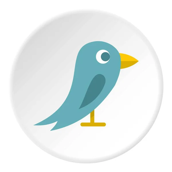 Pták ikona kruh — Stockový vektor