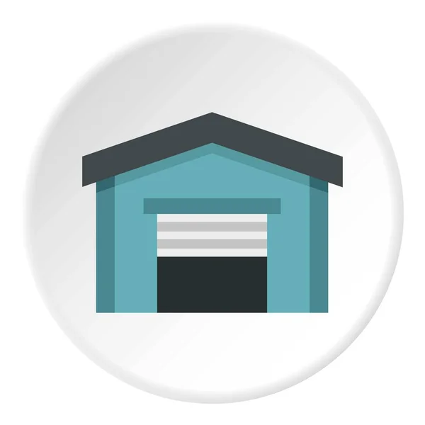Garage-ikonen cirkel — Stock vektor