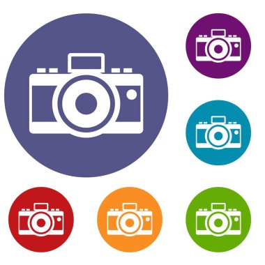 Photocamera Icons set