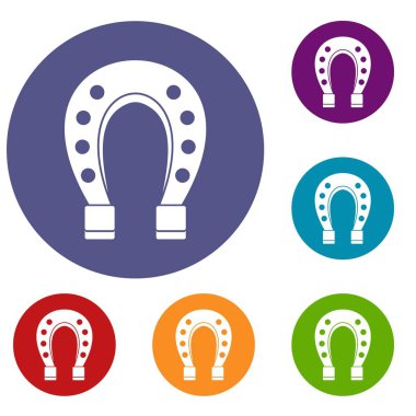 At ayakkabı Icons set