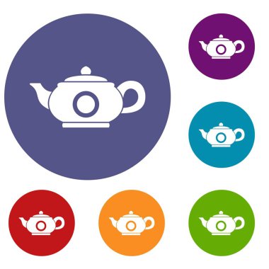 Çaydanlık Icons set