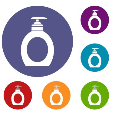 Sıvı sabun Icons set