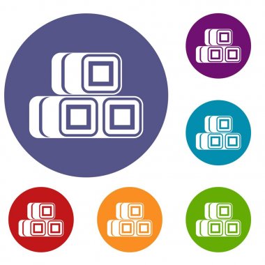 Saman demetleri Icons set