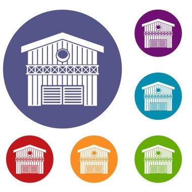 Ahır hayvanları simgeler kümesi için