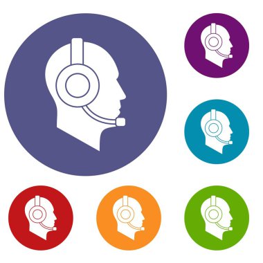 Kulaklık Icons set operatörü