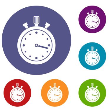 Kronometre Icons set
