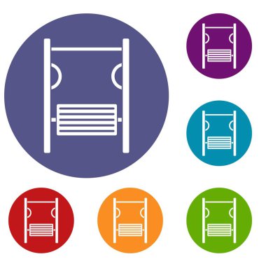 Bahçesi simülatörü Icons set