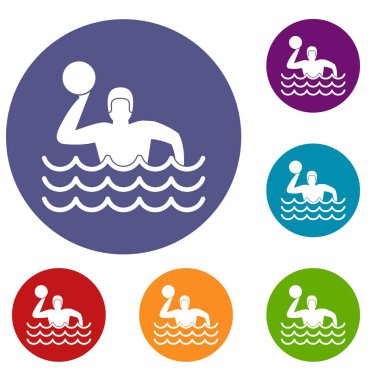 Su topu Icons set
