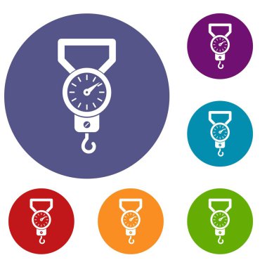 Bahar ölçek Icons set