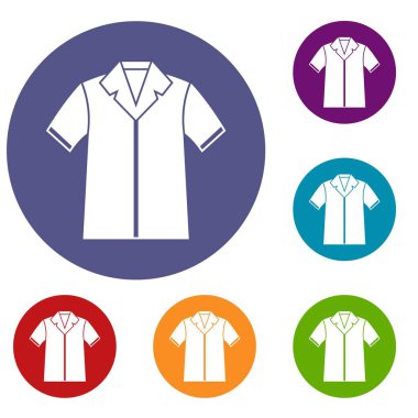 Gömlek polo Icons set