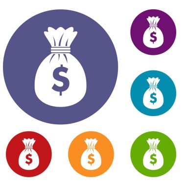 Dolar Icons set ile çanta