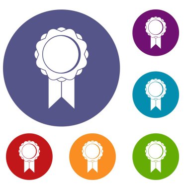 Şerit Icons set ile rozet