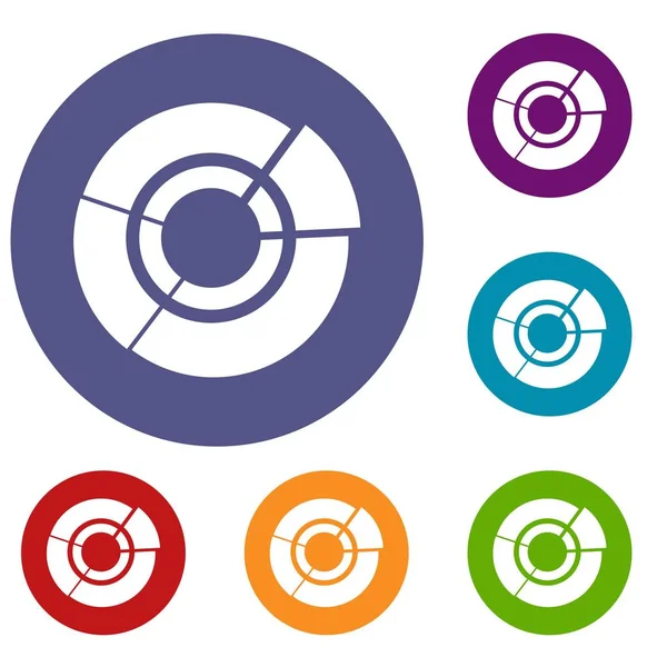 Pasta grafiği için Infographic Icons set