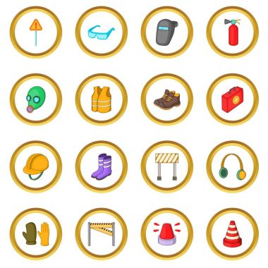 Emanet iş simgeler daire