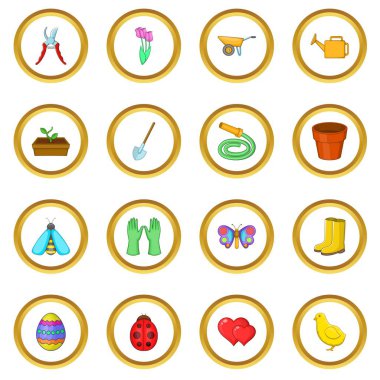 Bahar simgeler daire