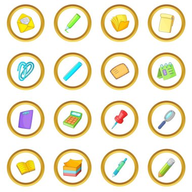 İleti örneği simgeler daire