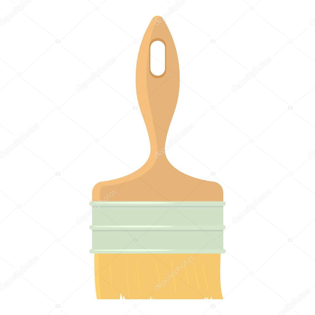 Icono de pincel de pintura, estilo de dibujos animados Vector de