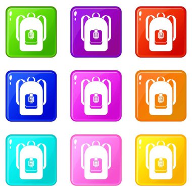 Sırt çantası Icons 9 set