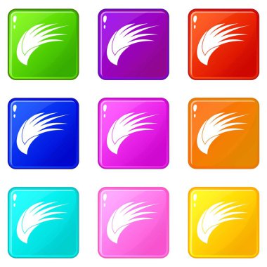 Wing icons 9 set