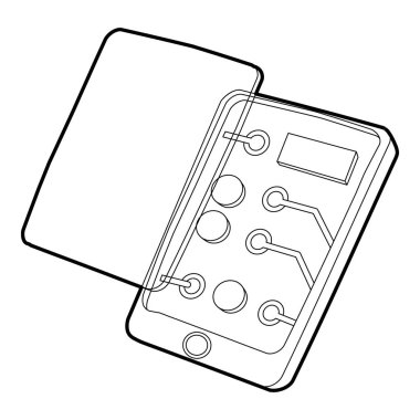 Gadget ayıklayabildiğinize simgesi, anahat stili