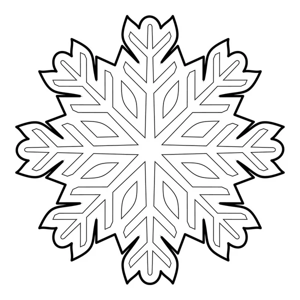 Холодна ікона, стиль контуру — стоковий вектор