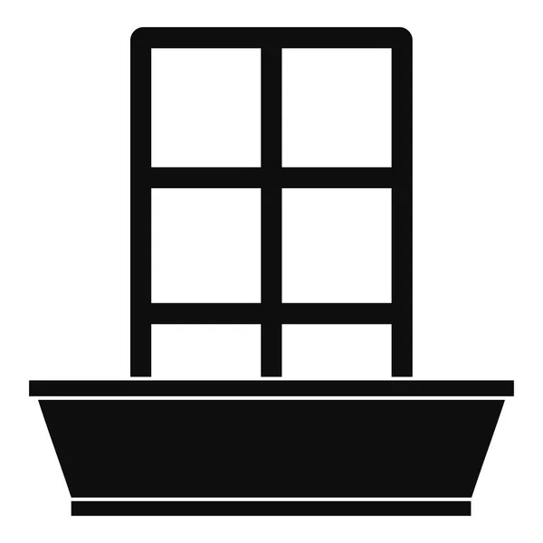 Icono de la puerta, estilo simple — Vector de stock